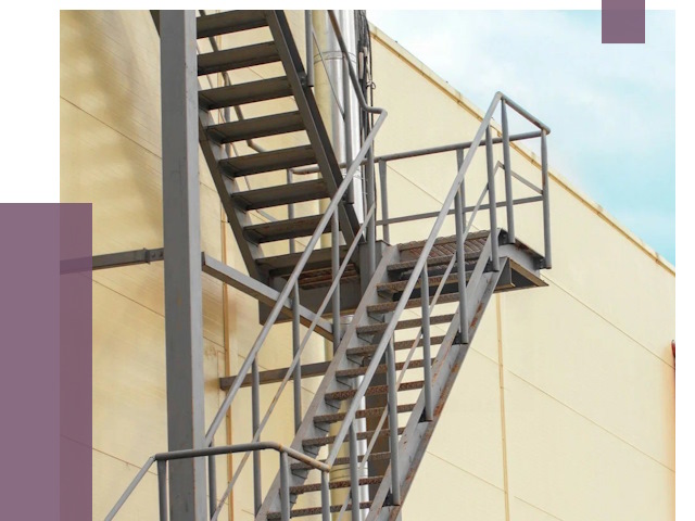 Пожарные лестницы в Киселёвске от 12337 руб. — монтаж и продажа | ПРОЛЁТ-Кис