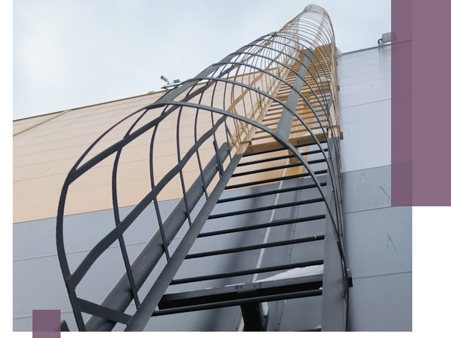 Изготовление и монтаж пожарных лестниц в Киселёвске профессионально