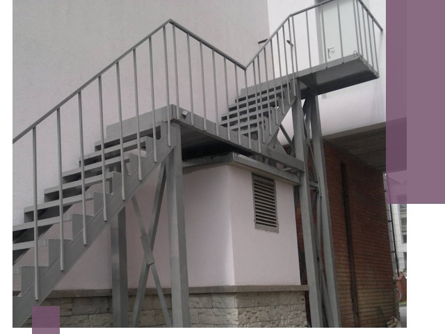 Монтаж пожарных лестниц под ключ в Киселёвске с гарантией качества