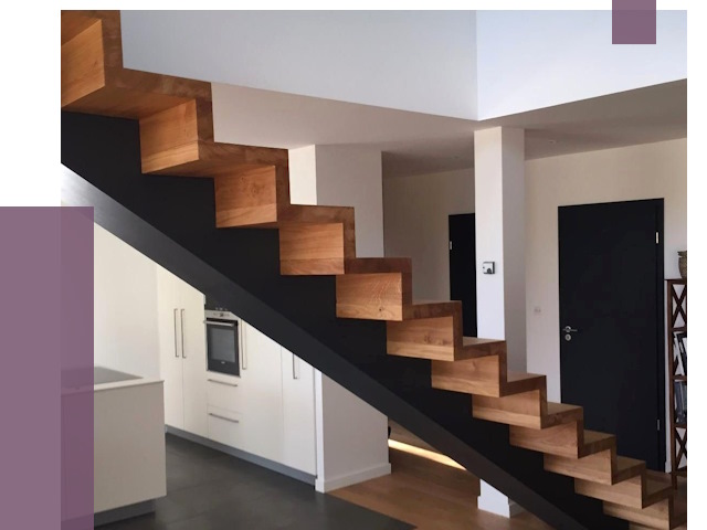 Изготовление деревянных лестниц в Киселёвске от 87389 руб. | ПРОЛЁТ-Кис