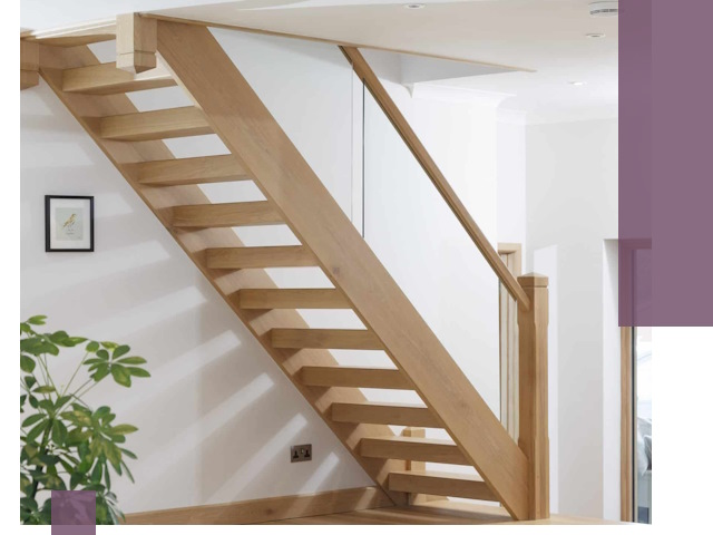 Изготовление деревянных лестниц под ключ в Киселёвске для дома