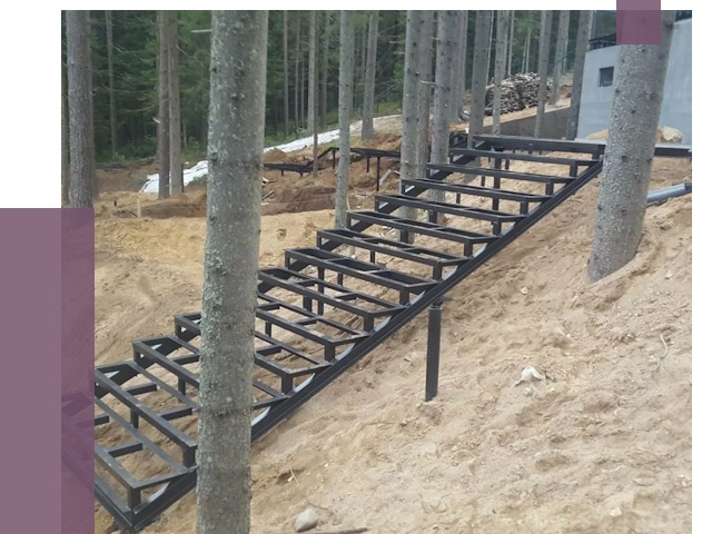 Монтаж металлических лестниц в Киселёвске от 13622 руб. 