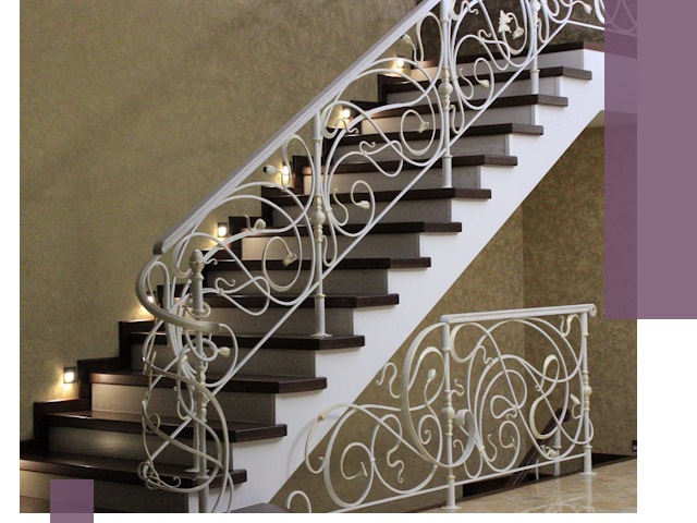 Кованые лестницы под ключ в Киселёвске — изготовление и монтаж
