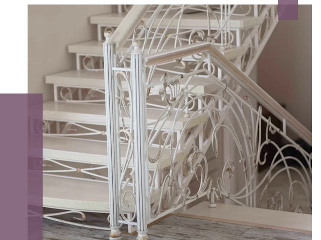 Изготовление кованых лестниц на заказ в Киселёвске от 87389 руб. | ПРОЛЁТ-Кис
