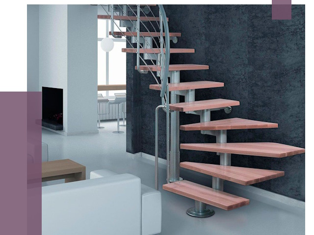 Модульные лестницы в Киселёвске от 16964 руб. — купить в ПРОЛЁТ-Кис