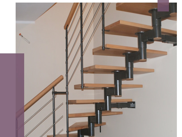 Изготовление модульных лестниц в Киселёвске от 11566 руб. 