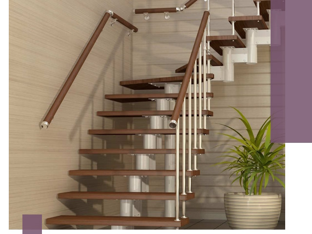 Изготовление модульных лестниц под ключ в Киселёвске