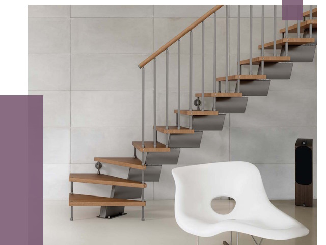 Монтаж модульных лестниц в Киселёвске от 6374 руб. 