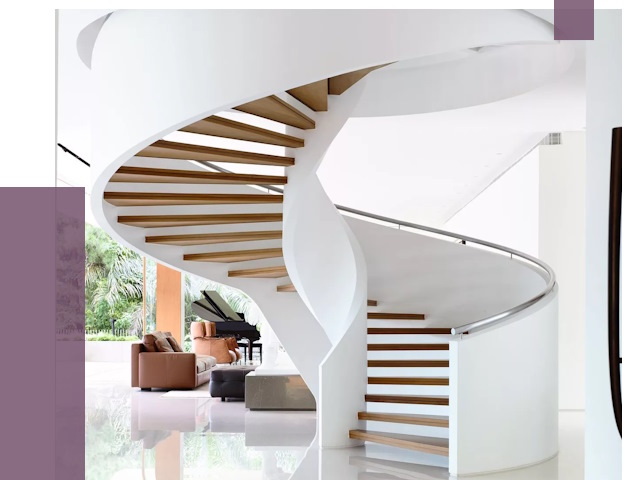 Винтовые лестницы в Киселёвске под ключ от 48835 руб. | ПРОЛЁТ-Кис