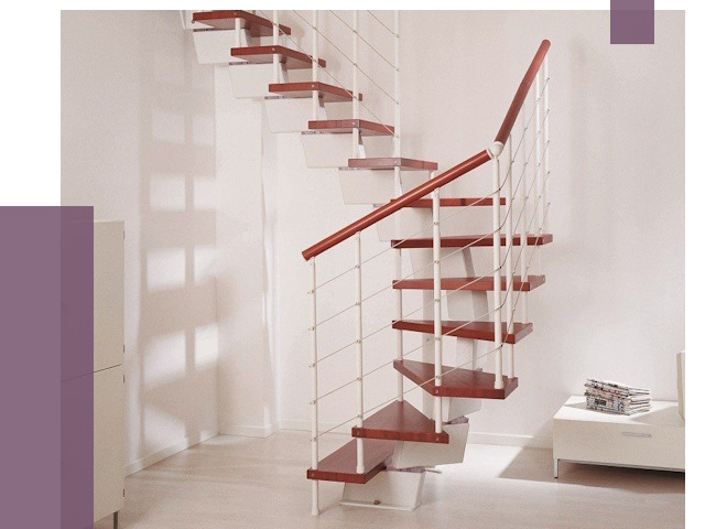 Изготовление лестниц на больцах в Киселёвске от 9767 руб. | ПРОЛЁТ-Кис