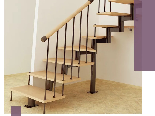 Монтаж лестниц на больцах в Киселёвске — быстро и надежно