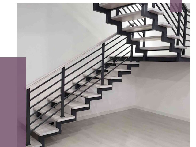 Лестницы на металлокаркасе под ключ в Киселёвске от 12851 руб. | ПРОЛЁТ-Кис