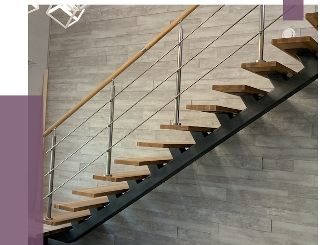 Изготовление лестниц на монокосоуре в Киселёвске от 76593 руб. 