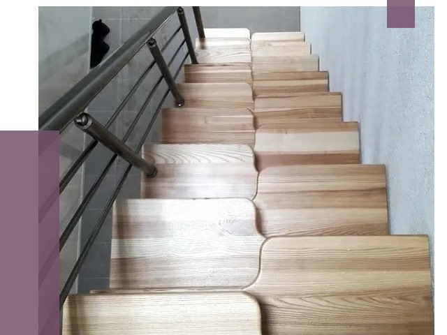 Лестницы гусиный шаг в Киселёвске от 13108 руб. под ключ | ПРОЛЁТ-Кис