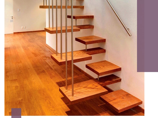 Лестницы «гусиный шаг» на заказ в Киселёвске для узких пространств