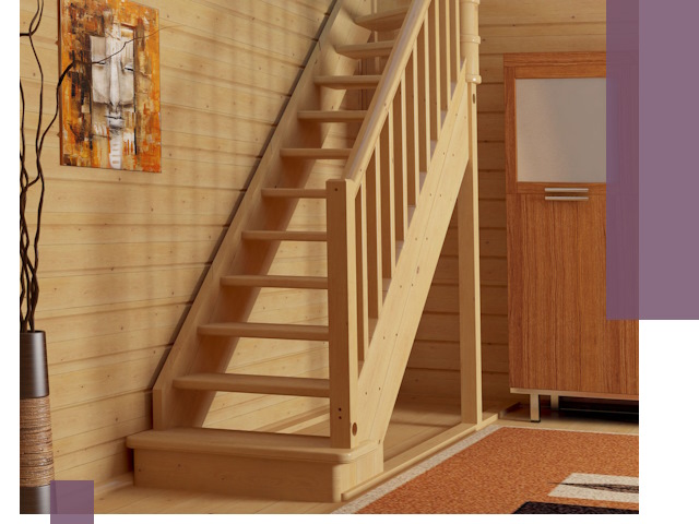 Лестницы эконом класса под ключ в Киселёвске — недорого и быстро