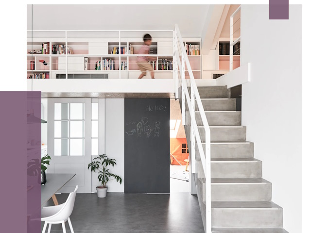 Лестницы для двухуровневой квартиры в Киселёвске от 177347 руб. | ПРОЛЁТ-Кис