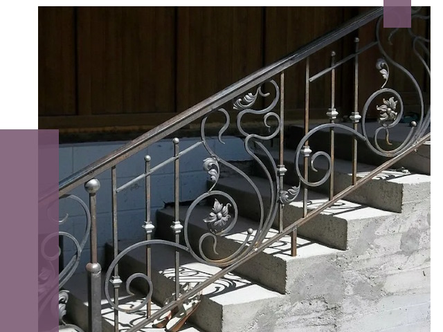 Кованые перила в Киселёвске от 8739 руб. под ключ — качество от ПРОЛЁТ-Кис