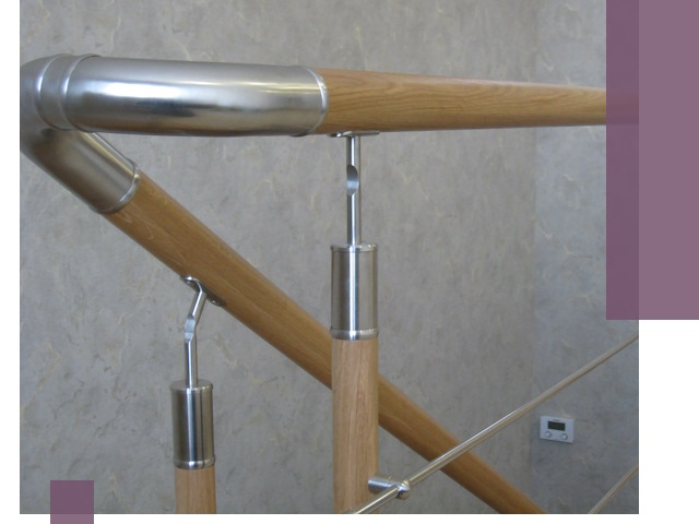 Комбинированные перила на заказ в Киселёвске — монтаж и производство