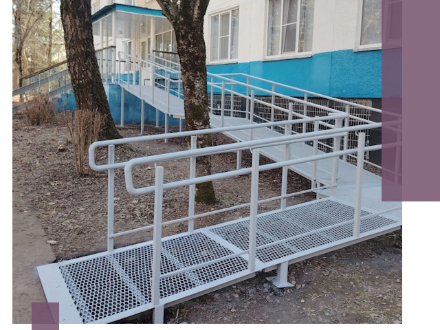 Пандусы под ключ в Киселёвске: изготовление, монтаж и демонтаж