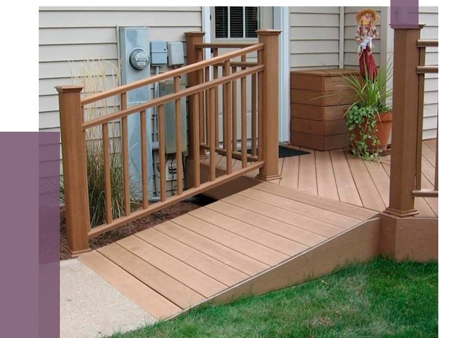 Пандус на крыльцо в Киселёвске под ключ от 7814 руб. 