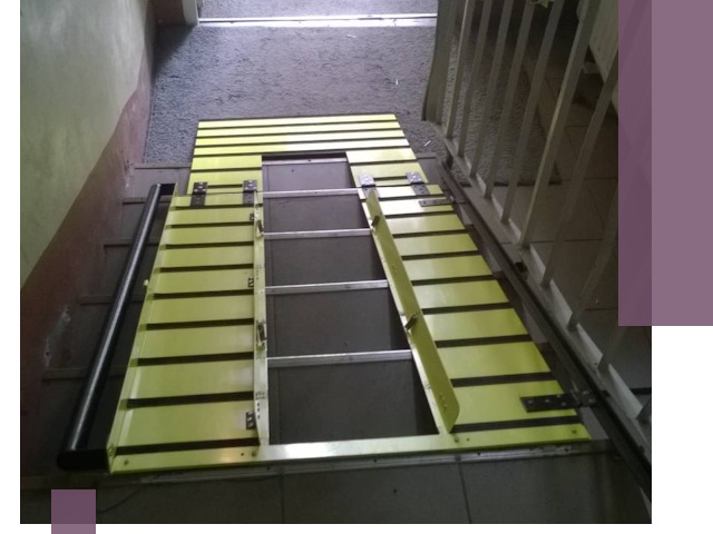 Профессиональный монтаж пандуса в подъезд в Киселёвске