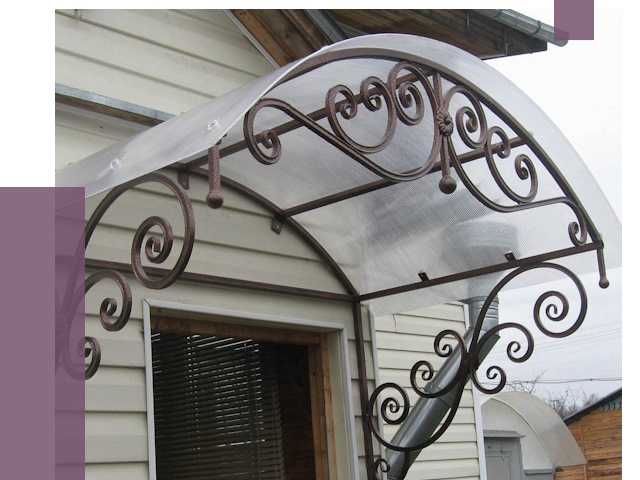 Изготовление козырьков в Киселёвске от 7402 руб. — заказать | ПРОЛЁТ-Кис