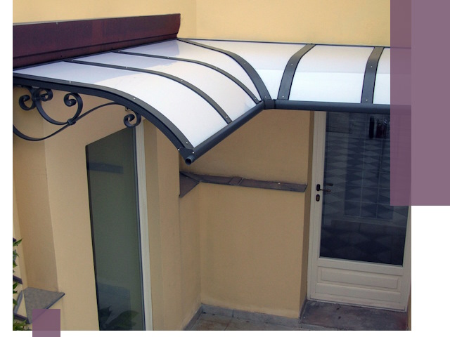 Монтаж козырьков любой сложности в Киселёвске под ключ