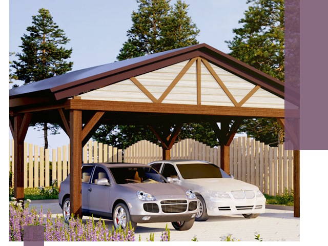 Навесы для автомобиля в Киселёвске — изготовление и монтаж