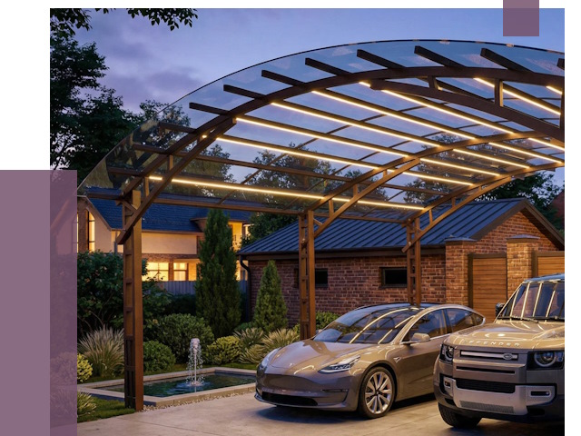 Металлические навесы в Киселёвске от 12748 руб. под ключ — ПРОЛЁТ-Кис