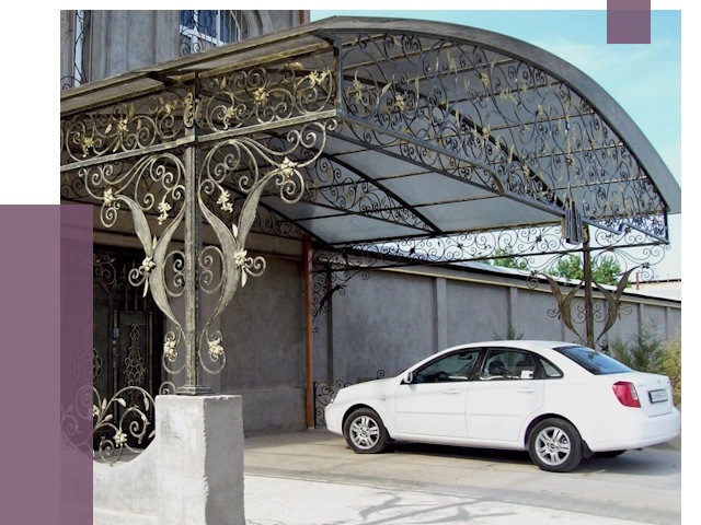 Кованые навесы в Киселёвске от 14650 руб. | ПРОЛЁТ-Кис