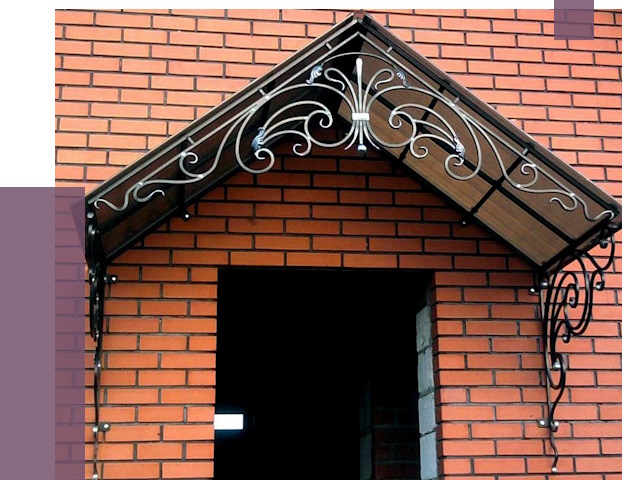 Металлические козырьки в Киселёвске от 10744 руб. 