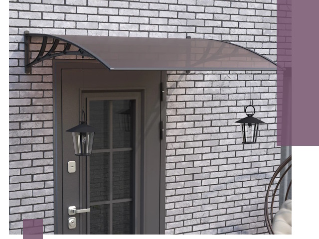 Недорогие козырьки и навесы под ключ в Киселёвске