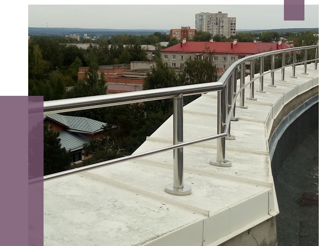 Парапеты и ограждения кровли в Киселёвске от 4986 руб. 