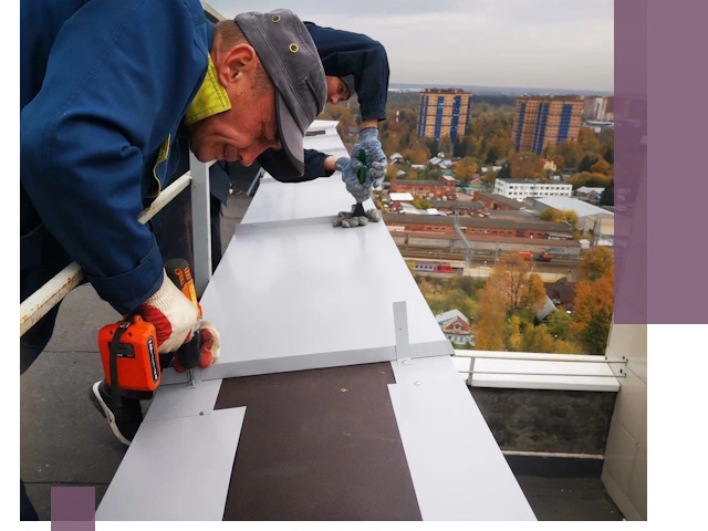 Монтаж парапетов в Киселёвске — установка прочных металлических ограждений