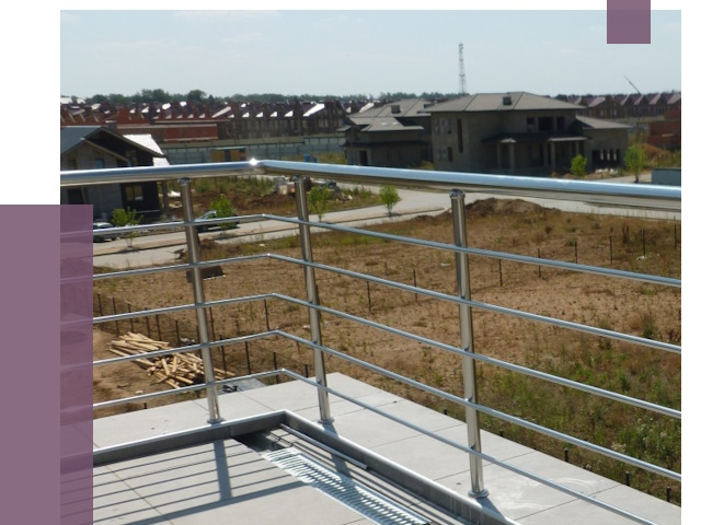 Парапеты из нержавеющей стали в Киселёвске от 8019 руб. за м² | ПРОЛЁТ-Кис