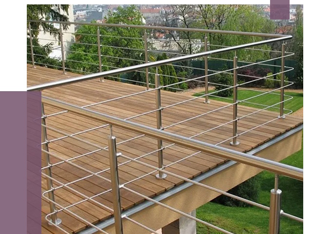 Алюминиевые парапеты в Киселёвске под ключ от 7814 руб. 