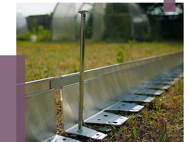 Металлические бордюры для газона в Киселёвске от 4318 руб. | ПРОЛЁТ-Кис