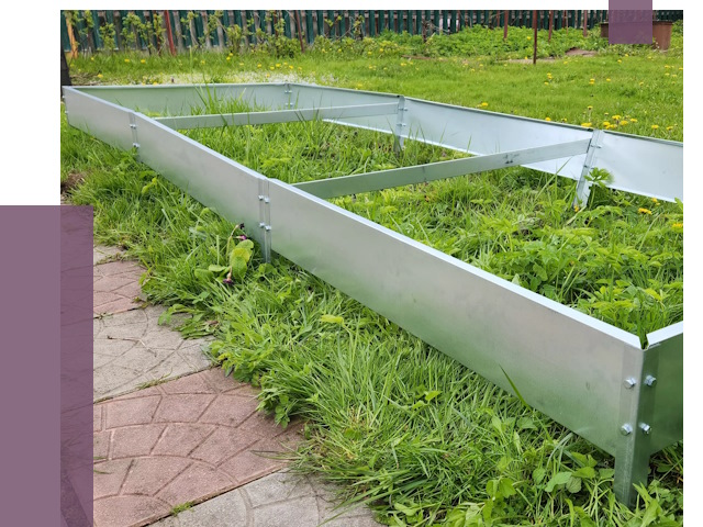 Металлические бордюры для грядок в Киселёвске от 1799 руб. 