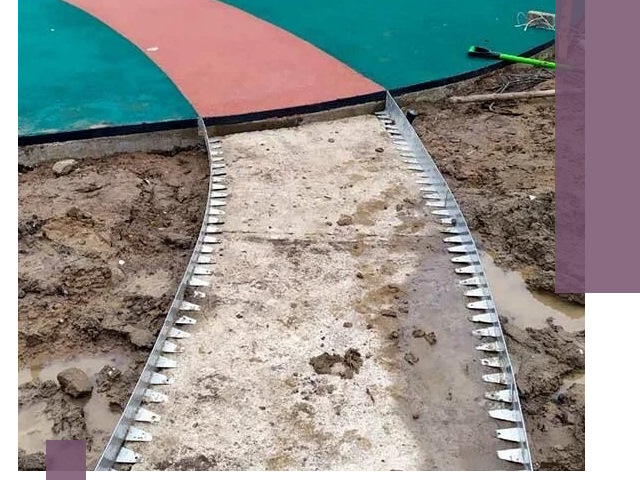 Металлические бордюры для дорожек в Киселёвске — монтаж и изготовление