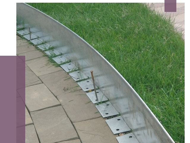 Металлические бордюры для тротуаров в Киселёвске от 8739 руб.