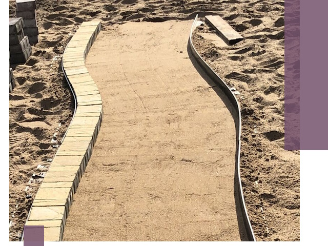 Металлические бордюры для тротуаров в Киселёвске — прочные и долговечные