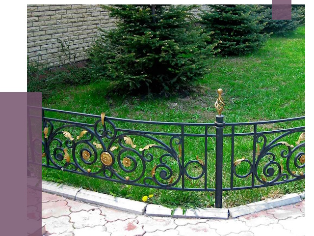Кованые газонные ограждения в Киселёвске от 7659 руб. — ПРОЛЁТ-Кис