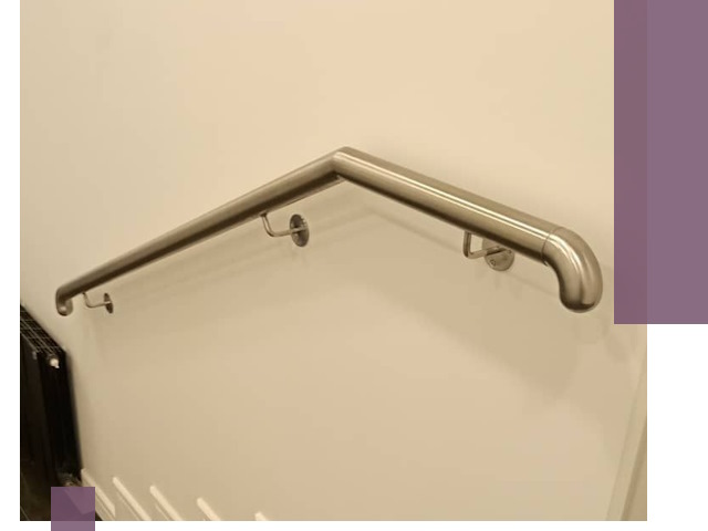 Изготовление пристенных поручней в Киселёвске под ключ за сроки