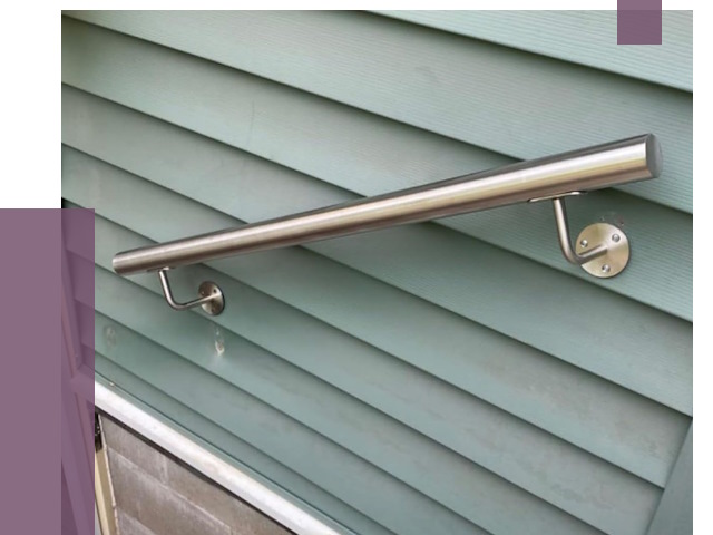 Поручни из нержавеющей стали в Киселёвске от 7711 руб.  | ПРОЛЁТ-Кис