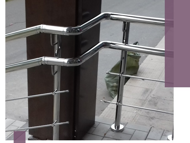 Монтаж поручней из нержавеющей стали в Киселёвске качественно и быстро